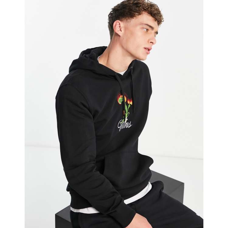 Vans satin floral box clearance pullover hoodie