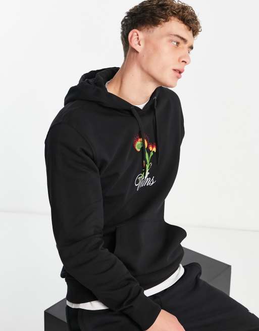 Vans fatal floral graphic hoodie in black ASOS