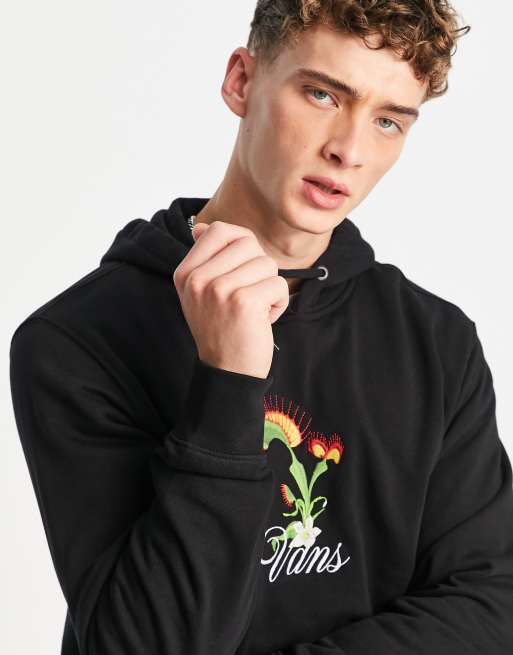 floral graphic hoodie