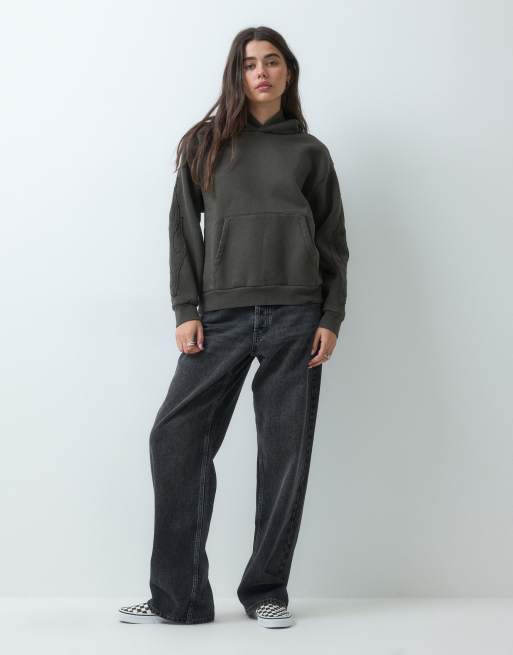 Vans felpa con cappuccio Flame nera, 2 di 5