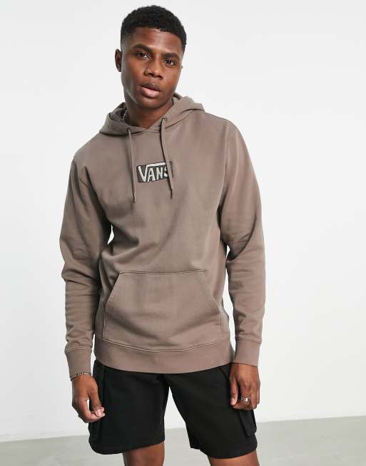 Vans Felpa con cappuccio marrone slavato vintage