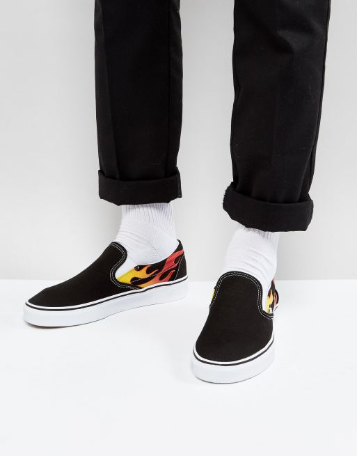 Vans slip clearance on flames