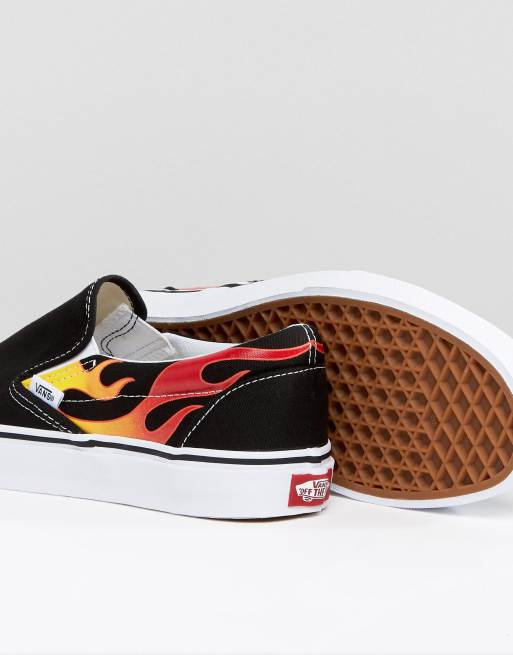 Vans slip shop on fiamme