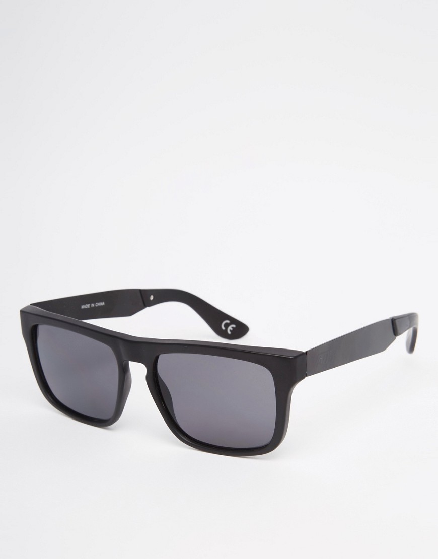 Vans Flat Top Square Sunglasses In Black V07EBKA