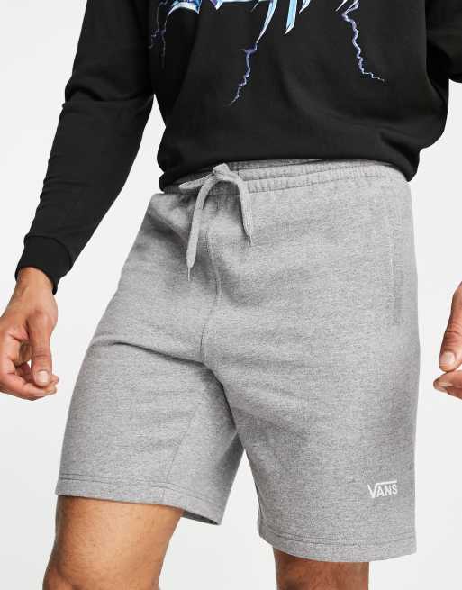 Vans Fleece logo shorts in grey ASOS