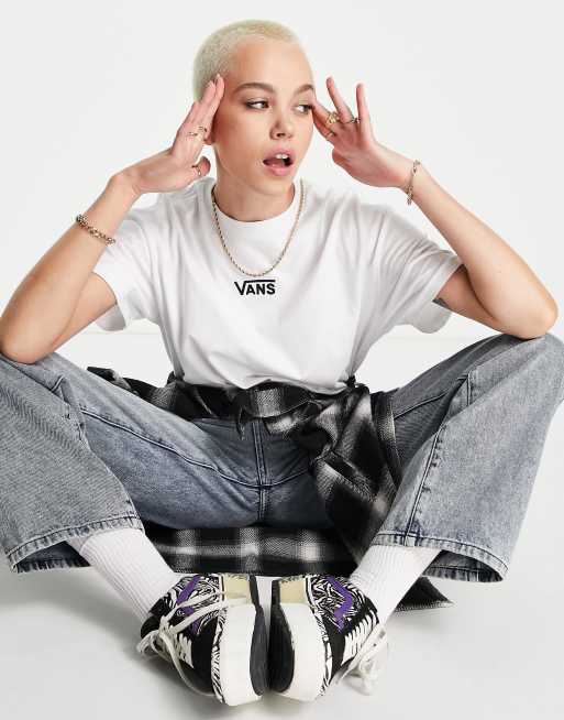 Vans – Flying V – Biały T-shirt oversize