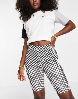 Checkerboard Legging Shorts