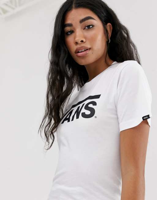 Vans Flying V classic white t shirt ASOS