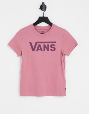 Vans Flying V Crew t-shirt in pink