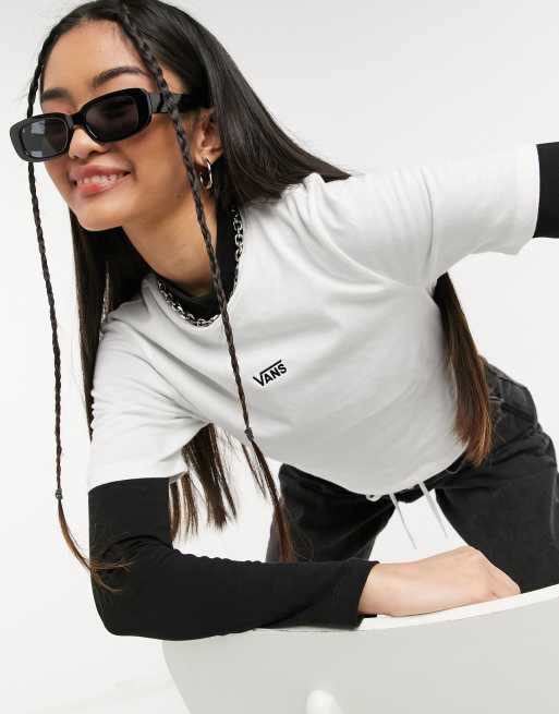 Vans Flying V Crop t-shirt in white