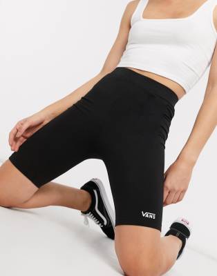 Vans Small Logo Legging Shorts In Black - Part Of A Set