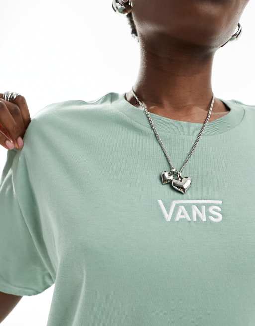 Vans t shirt clearance womens Silver