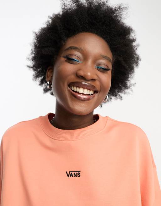 Vans best sale orange sweatshirt