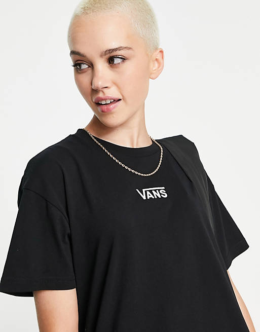 Vans – Flying V – Oversized T-Shirt in schwarz | ASOS