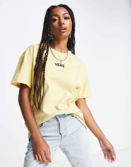 Yellow vans hot sale crop top