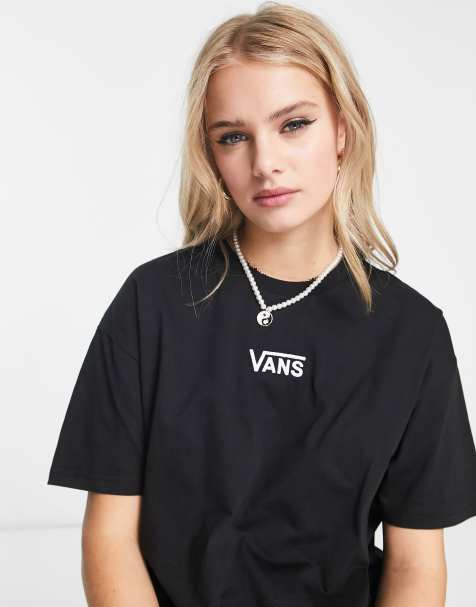 Vans - Flying V - Oversized T-shirt in zwart - view 1