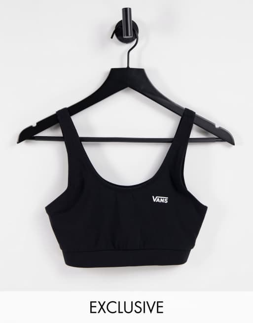 Vans - Flying V - Sport bh in zwart  