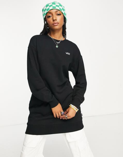 Vans – Flying V – Svart sweatshirt i oversize - view 1