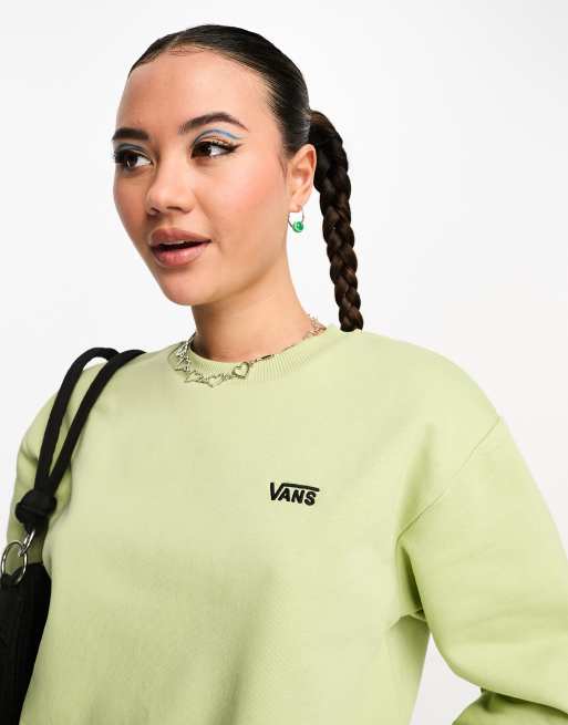 Vans on sale green sweatshirt