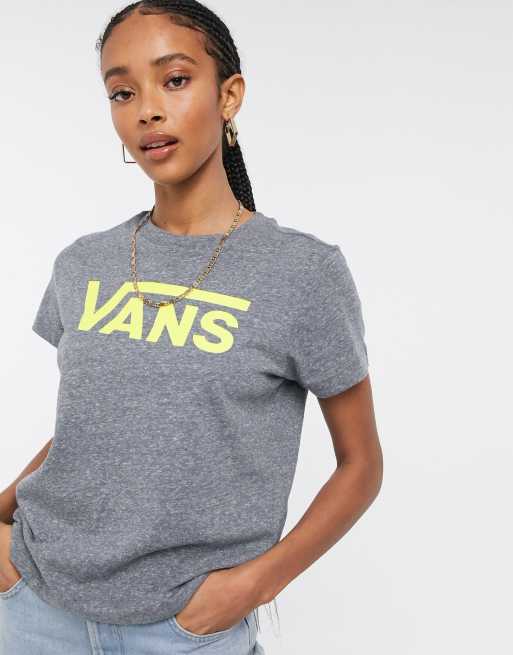 yellow vans t shirt womens