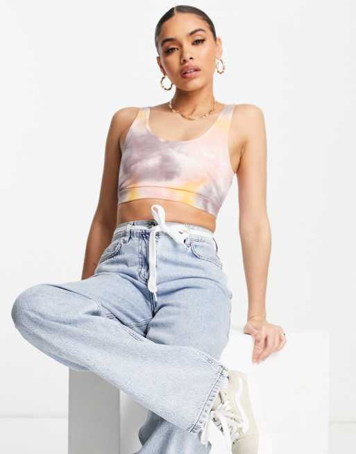 Vans Flying V tie dye bralette in multi, 4 of 4