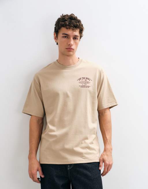 Vans Food Spot backprint t-shirt in beige, 5 of 5