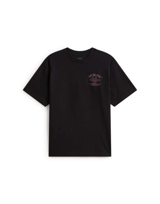Vans Food spot short sleeve t-shirt in black, 4 of 4