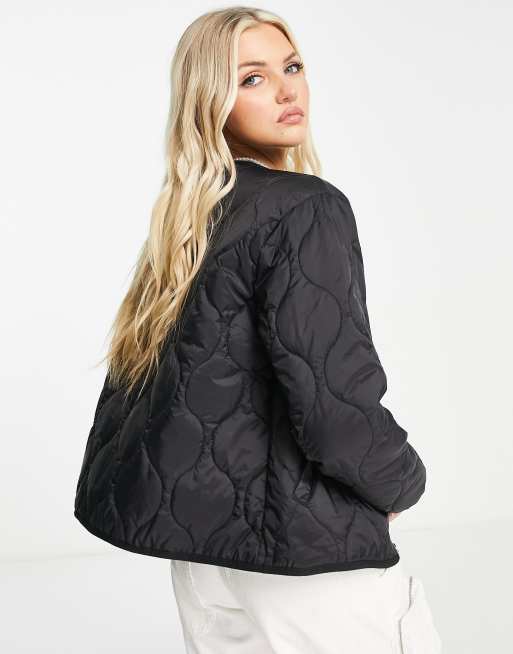 Vans Forces quilted jacket in black , 2 of 4