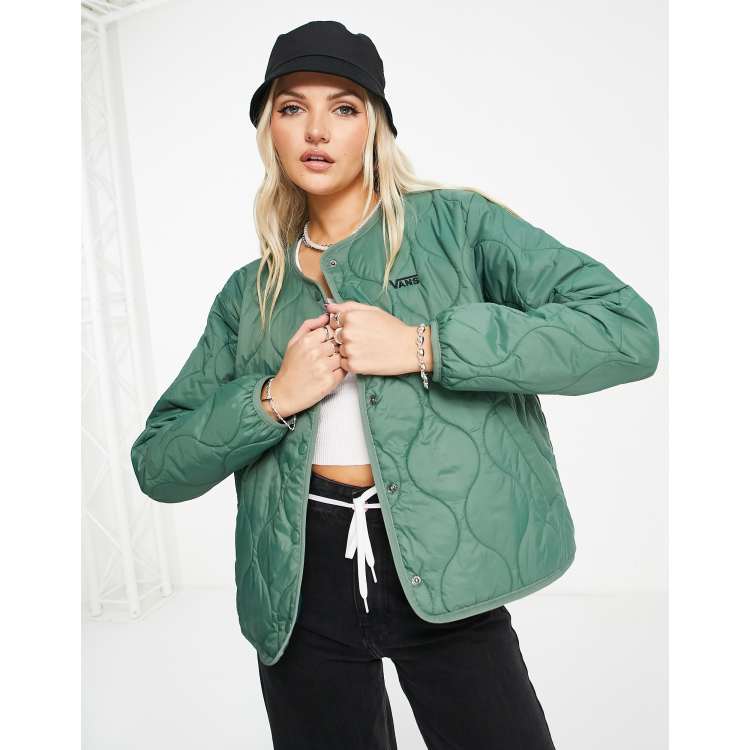 Vans windbreaker on sale womens Green