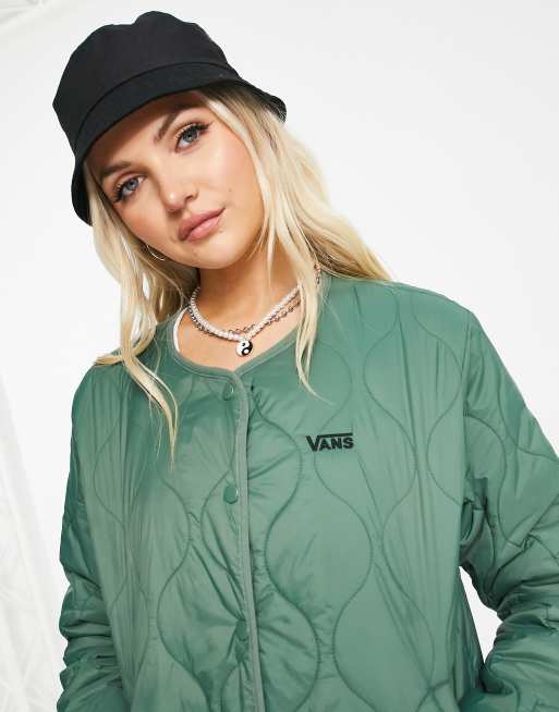 Vans jacket shop womens Green