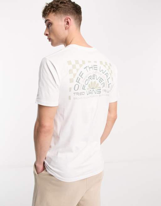 Vans forever back print t-shirt in white | ASOS
