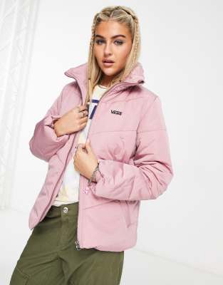 Vans Foundry puffer jacket in pink  - ASOS Price Checker