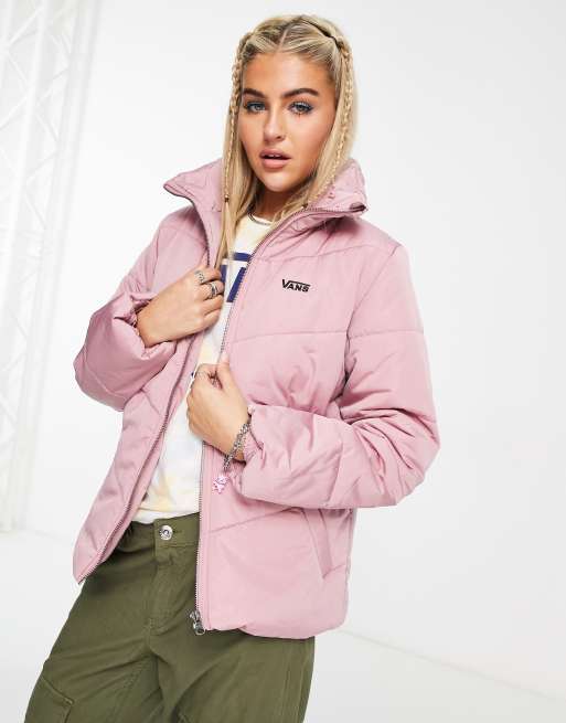 Vans Foundry puffer jacket in pink