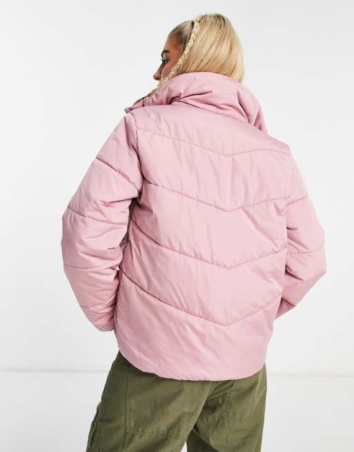 Hollister Puffer Jacket White Size L - $42 (50% Off Retail) - From Aria