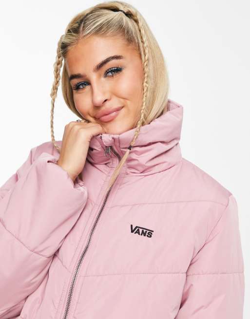 Vans Foundry puffer jacket in pink