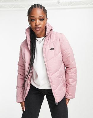 Vans Foundry puffer jacket in pink