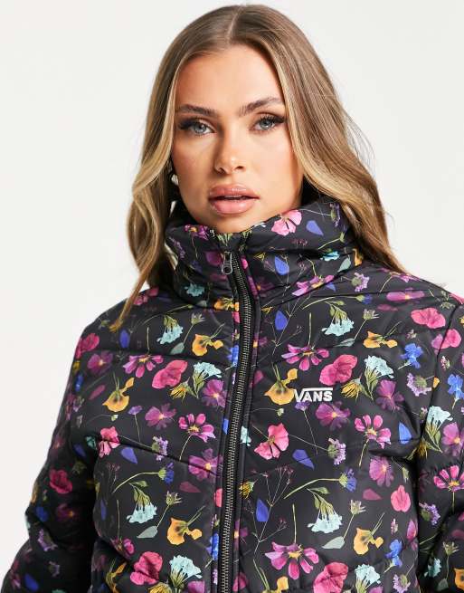 Vans on sale floral jacket