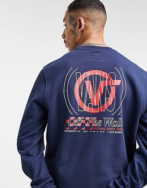 Vans Frequency sweatshirt in navy