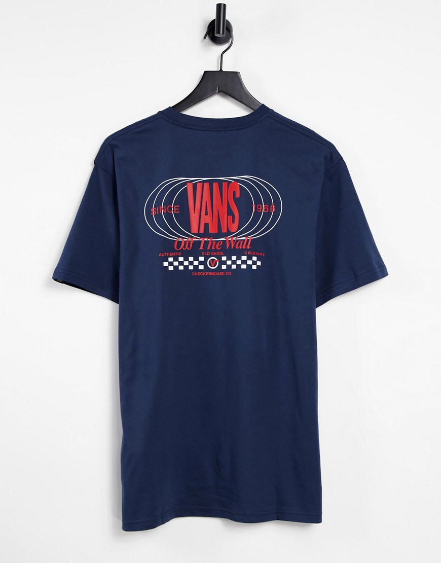 Vans - Frequency - T-shirt i blå