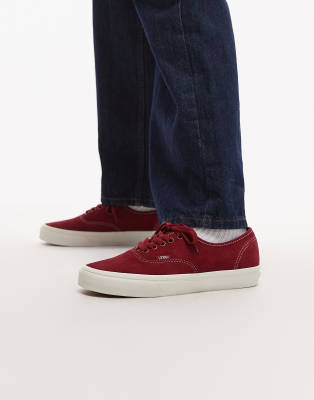 Vans Fu Authentic Sneakers In Burgundy