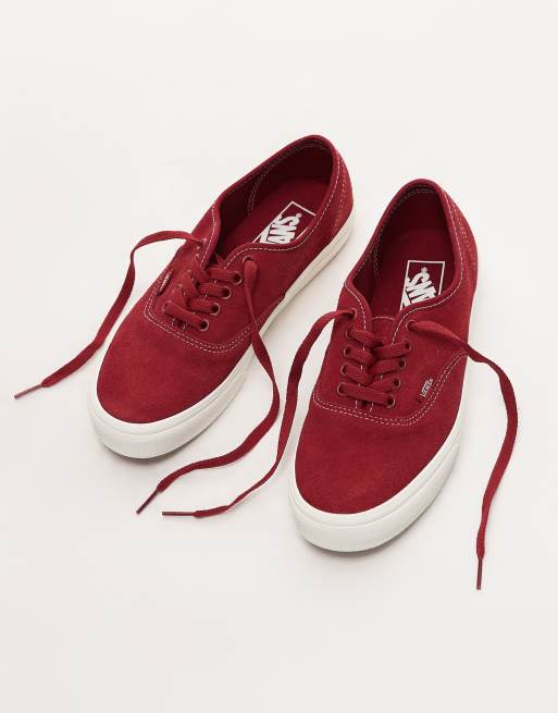 Vans FU Authentic sneakers in burgundy, 4 of 5