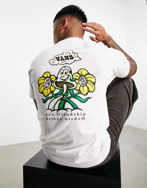 Vans Fun Guy back print t-shirt in white