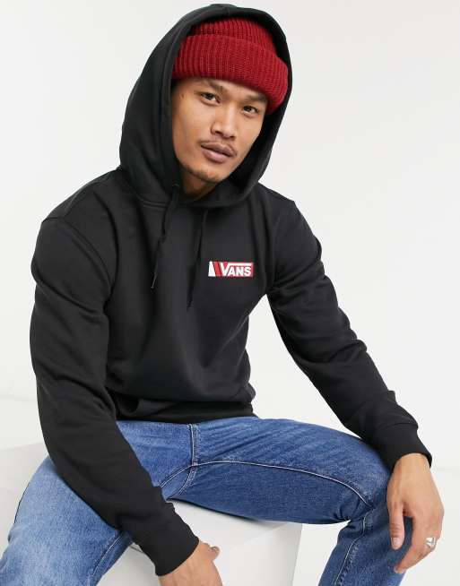 Vans overhead box sales logo hoodie