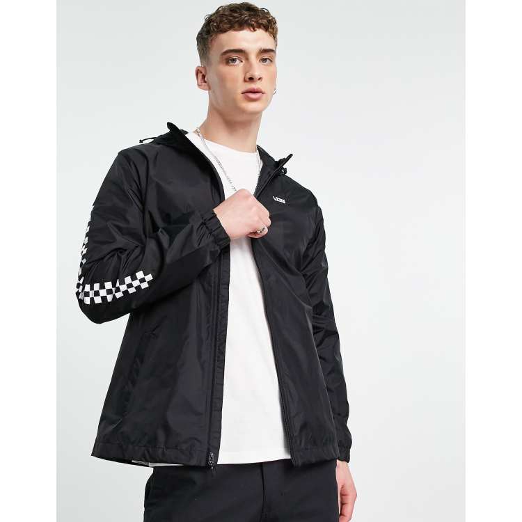 Checkered vans sales windbreaker