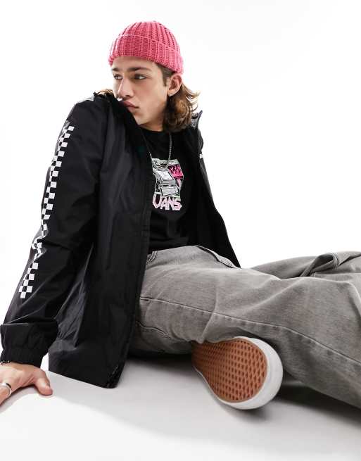Vans – Garnett – Leichte Kapuzenjacke in Schwarz