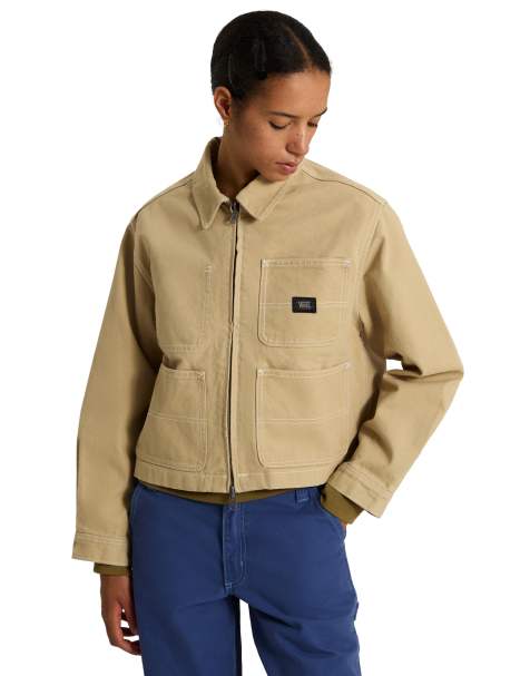 Vans giacca workwear squadrata beige - view 1
