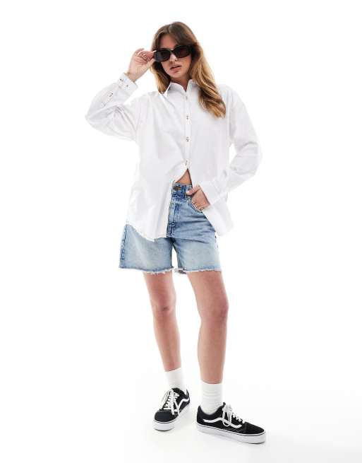 Vans - Gillian - Chemise à motif - Blanc, 4 de 4