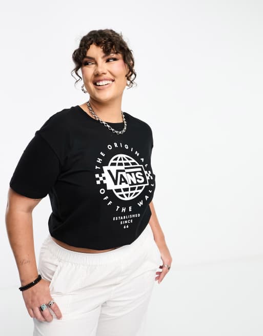 Plus size shop vans t shirt