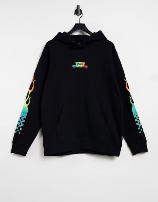 Vans glow 2024 flame hoodie