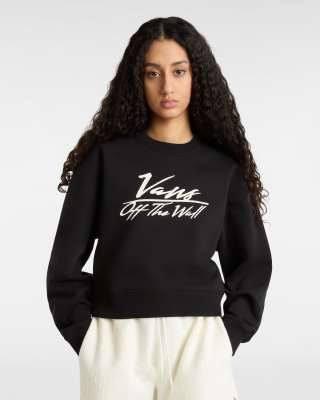 Vans - Go Anyplace - Cropped-Sweatshirt in Schwarz mit Cropped-Schnitt